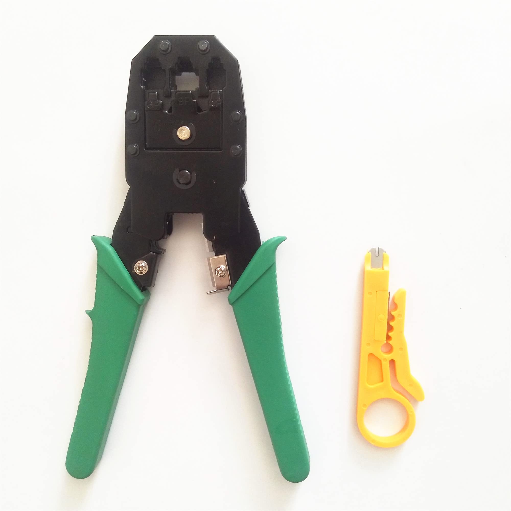 しらむ　 Network Cable Stripping Pliers HT-315 Strips Crimps 3 In 1